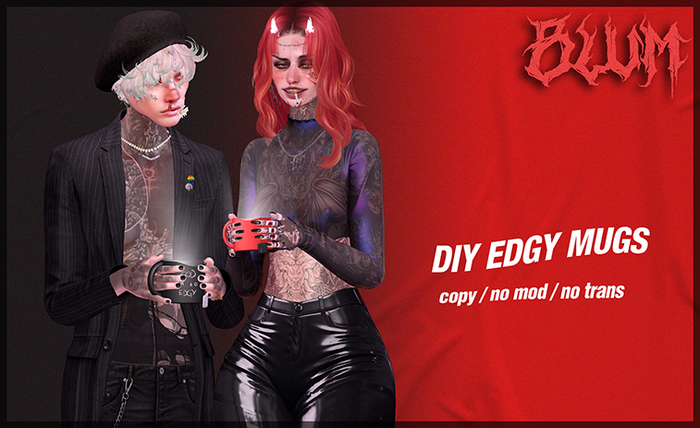BLUM. DIY Edgy Mugs 