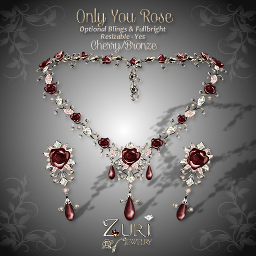 Copy Zuri Rayna's Only You Rose Set - Cherry/Bronze