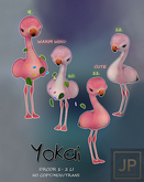 11.YOKAI - Spring Flamingos - Cute Flamingo (pink)
