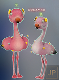 7.YOKAI - Spring Flamingos - Dreamer Flamingo (pink)