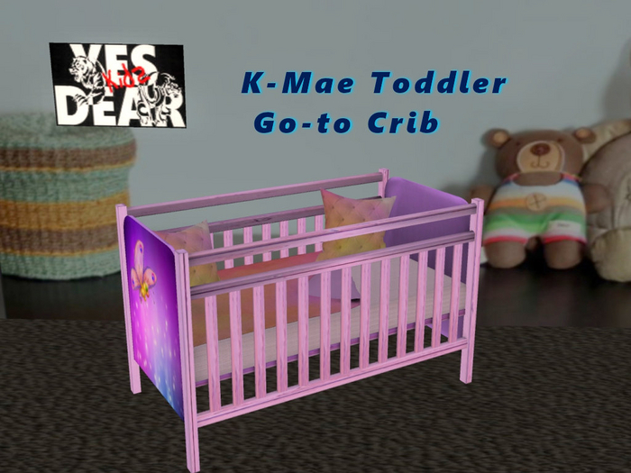 YES DEAR KID's Butterfly Go-to Crib