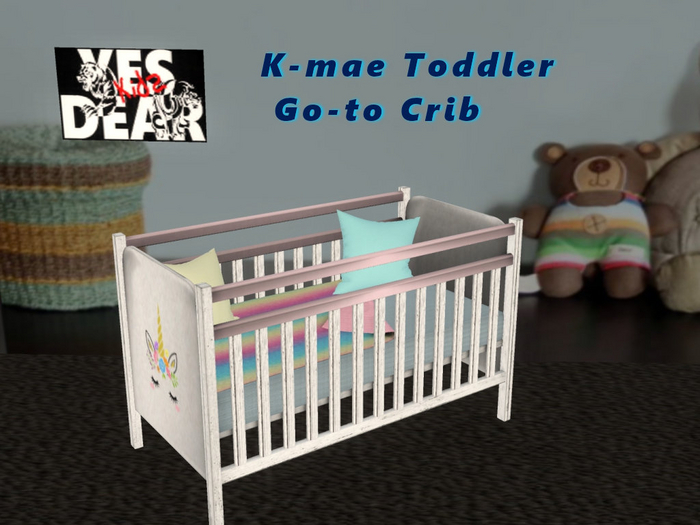 YES DEAR KID's Unicorn Go-to Crib