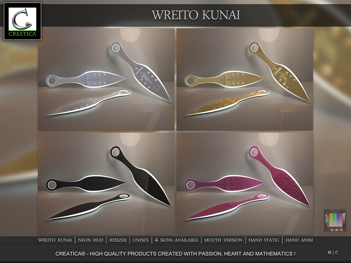 Wreito Kunai - FatPack by CREATiCA