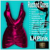 [R39] Ruched Dress-LHPink