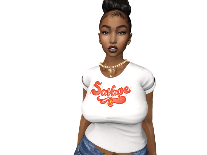 Hollyhood Casual Tee - Savage