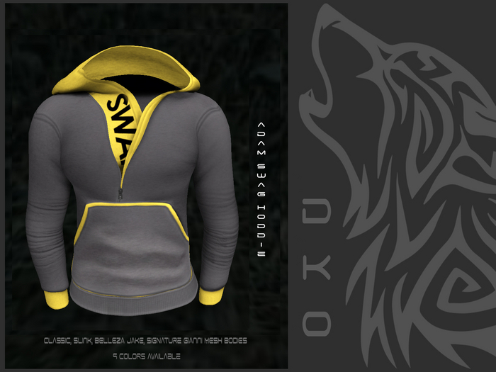 [DKO] ADAM YELLOW SWAG HOODIE