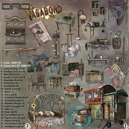 21 -DRD- Vagabond - Hippie Swag - Unopened