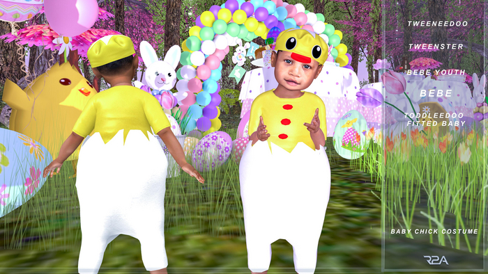 R2A-BABY CHICK COSTUME