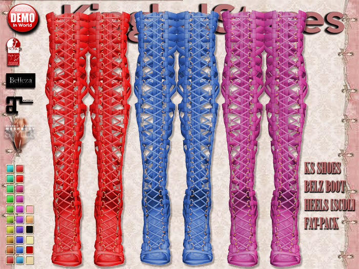 KS SHOES BELZ BOOT HEELS [SCDL]