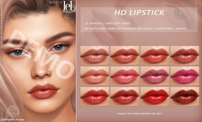 DEMO [SYN] - HD Lipstick Newquay LELUTKA EVO/EVO X