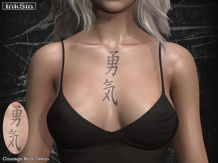 InkSin Courage BOM Tattoo