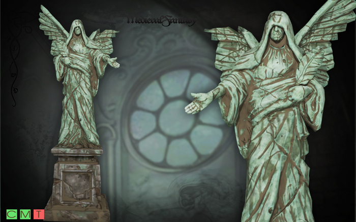 [MF]Winged cemetery scribe statue(boxed)