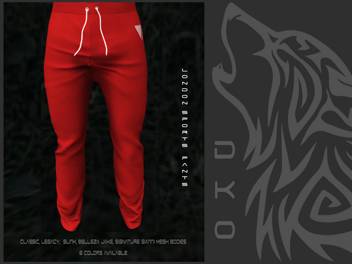 [DKO]  LONDON - SPORTS PANTS  - RED