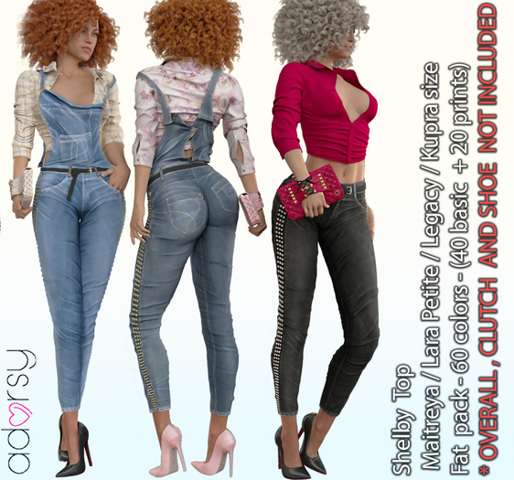 adorsy - Shelby Top Fatpack - Maitreya/Legacy/Petite/Kupra