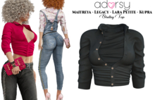 adorsy - Shelby Top Black - Maitreya/Legacy/Petite/Kupra