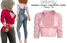 adorsy - Shelby Top Soft Pink - Maitreya/Legacy/Petite/Kupra