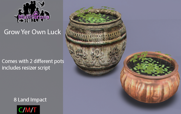 *M* Grow Yer Own Luck unpacker (wear or rez to unpack)