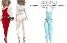 adorsy - Shelby Overall Light Blue - Maitreya/Legacy/Petite/Kupra