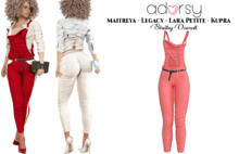 adorsy - Shelby Overall Coral - Maitreya/Legacy/Petite/Kupra