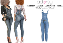 adorsy - Shelby Denim Overall Blue - Maitreya/Legacy/Petite/Kupra