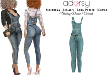 adorsy - Shelby Denim Overall Petrol - Maitreya/Legacy/Petite/Kupra