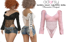 adorsy - Alessandra Bodysuit Soft Pink - Maitreya/Legacy/Lara Petite/Kupra
