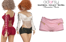 adorsy - Alessandra Shorts Pink - Maitreya/Legacy/Kupra