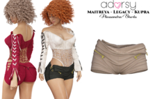 adorsy - Alessandra Shorts Brown - Maitreya/Legacy/Kupra
