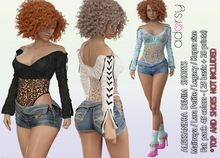 adorsy - Alessandra Denim Shorts Fatpack - Maitreya/Legacy/Kupra