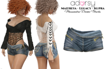 adorsy - Alessandra Denim Shorts Original - Maitreya/Legacy/Kupra