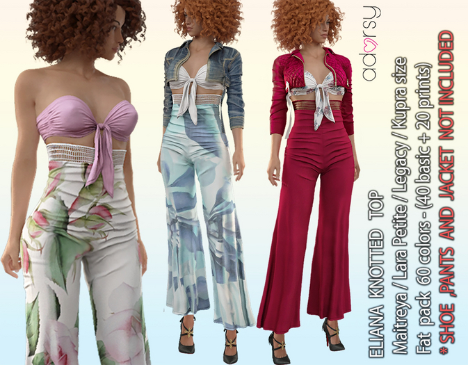 adorsy - Eliana Top Fatpack - Maitreya/Legacy/Petite/Kupra