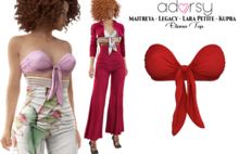 adorsy - Eliana Top Deep Red - Maitreya/Legacy/Petite/Kupra