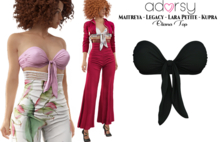 adorsy - Eliana Top Dark Black - Maitreya/Legacy/Petite/Kupra