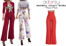 adorsy - Eliana Pants Red - Maitreya/Legacy/Petite/Kupra