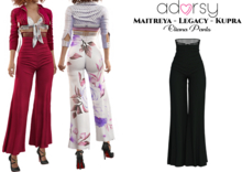 adorsy - Eliana Pants Dark Black - Maitreya/Legacy/Petite/Kupra