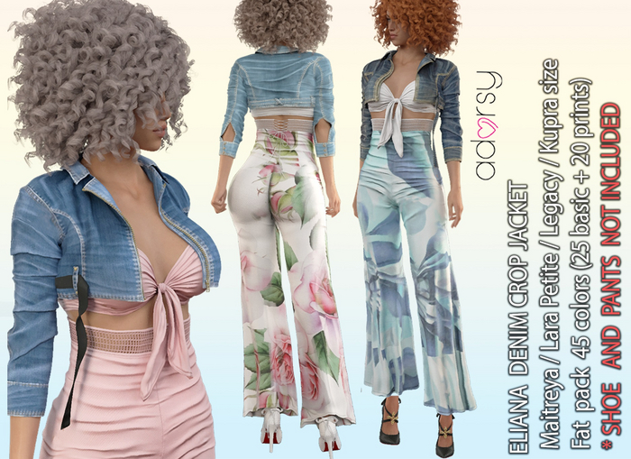 adorsy - Eliana Denim Jacket Fatpack - Maitreya/Legacy/Lara Petite/Kupra