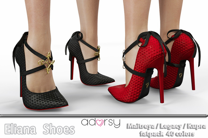 adorsy - Eliana Heels Fatpack - Maitreya/Legacy/Kupra