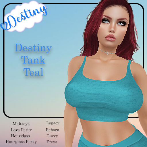 Destiny Tank Teal