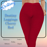 Destiny Leggings Cherry Red