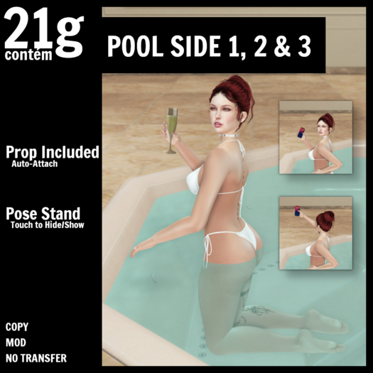 21g - Pool Side Poses 1, 2 & 3