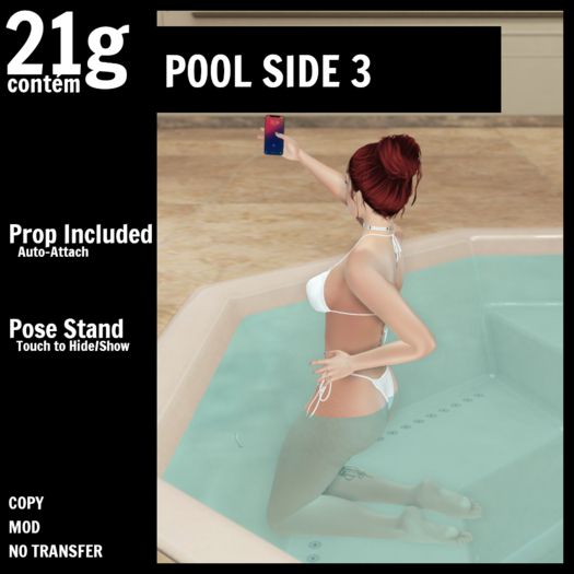 21g - Pool Side Pose 3