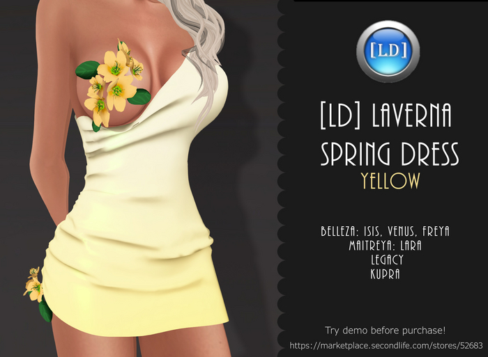 [LD] Laverna YELLOW Spring Dress