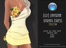 [LD] Laverna YELLOW Spring Dress