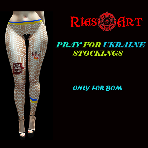 [RiasArt]-pray for ukraine stockings