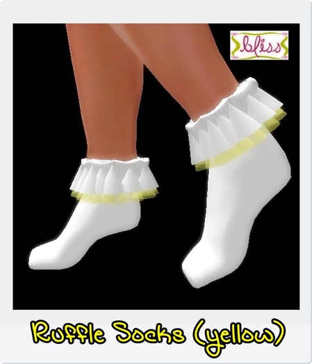 Bliss *Ruffle Socks* (yellow) 