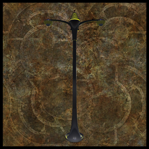 EF-Lighting: Dieselpunk Street Lamp - Twin Arm