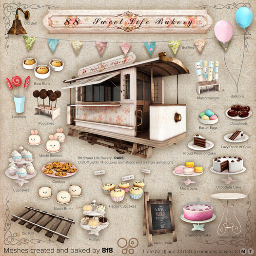 8f8 - 88 Sweet Life Bakery TRAM (Boxed) *** RARE