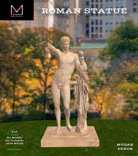 MUDAK DEKOR - ROMAN STATUE