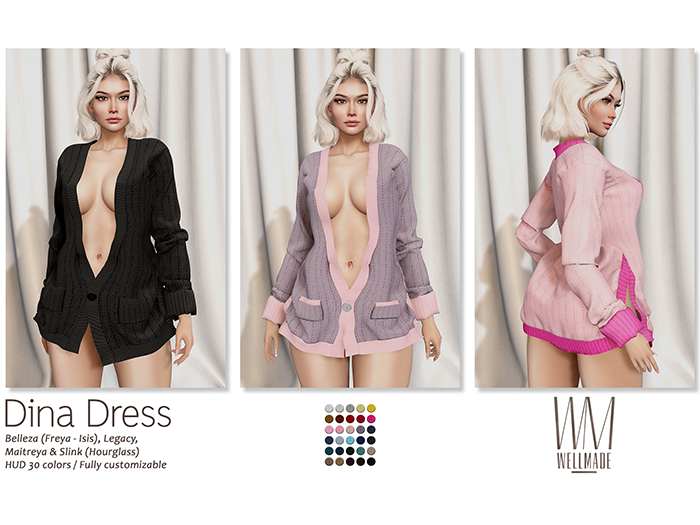 [WellMade] Dina Dress 