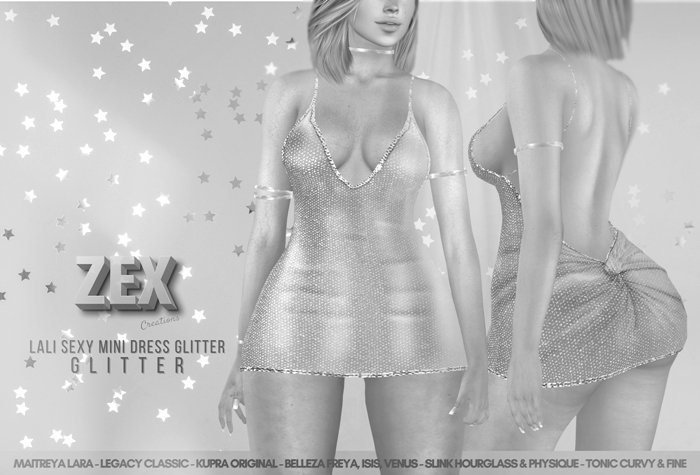 Lali sexy mini dress {Demo} Glitter